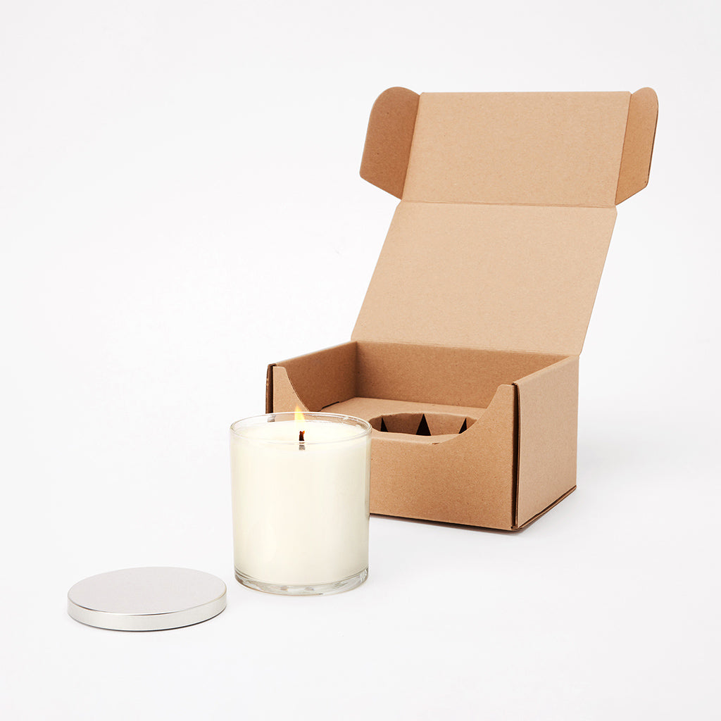 Candle Packaging and Shipping Boxes for Candles available for purchase from Flush Packaging