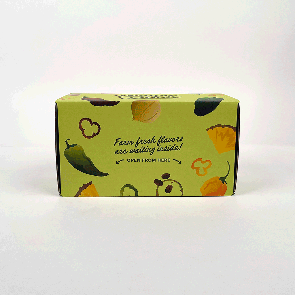 Custom printed shipping boxes and retail style boxes available from Flush Packaging