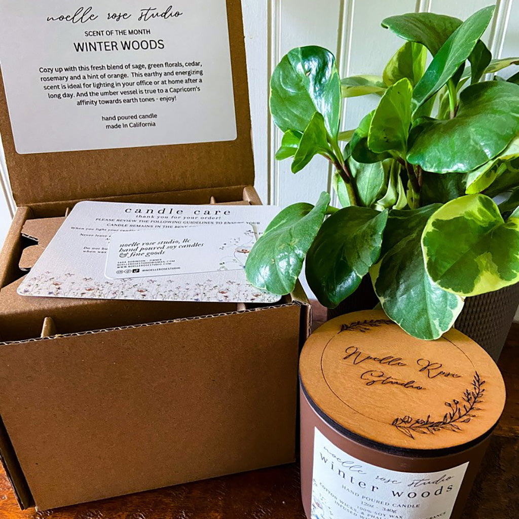 12 oz Aura Shipping Box | Makesy | Candle Packaging & Boxes