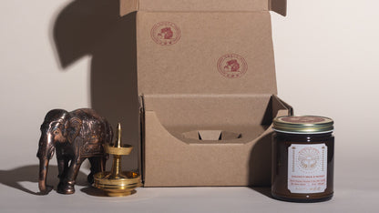 Shop Aditi Candles 9 oz Straight Sided Glass Jar Shipping Box from Flush Packaging